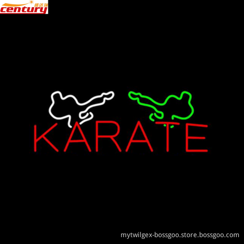 wholesale china factory price custom karate neon lighted sign